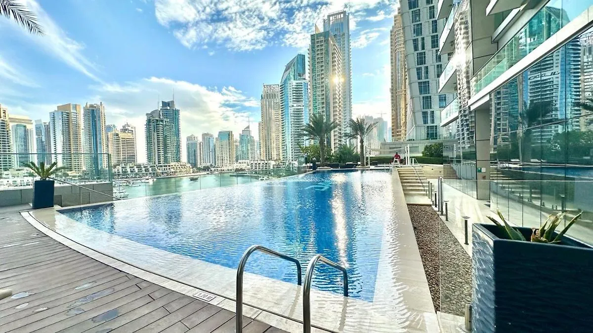 Exclusive 2Br Escape With Marina Views In Damac Heights By Bhavan Vacation Homes Dubai United Arab Emirates
